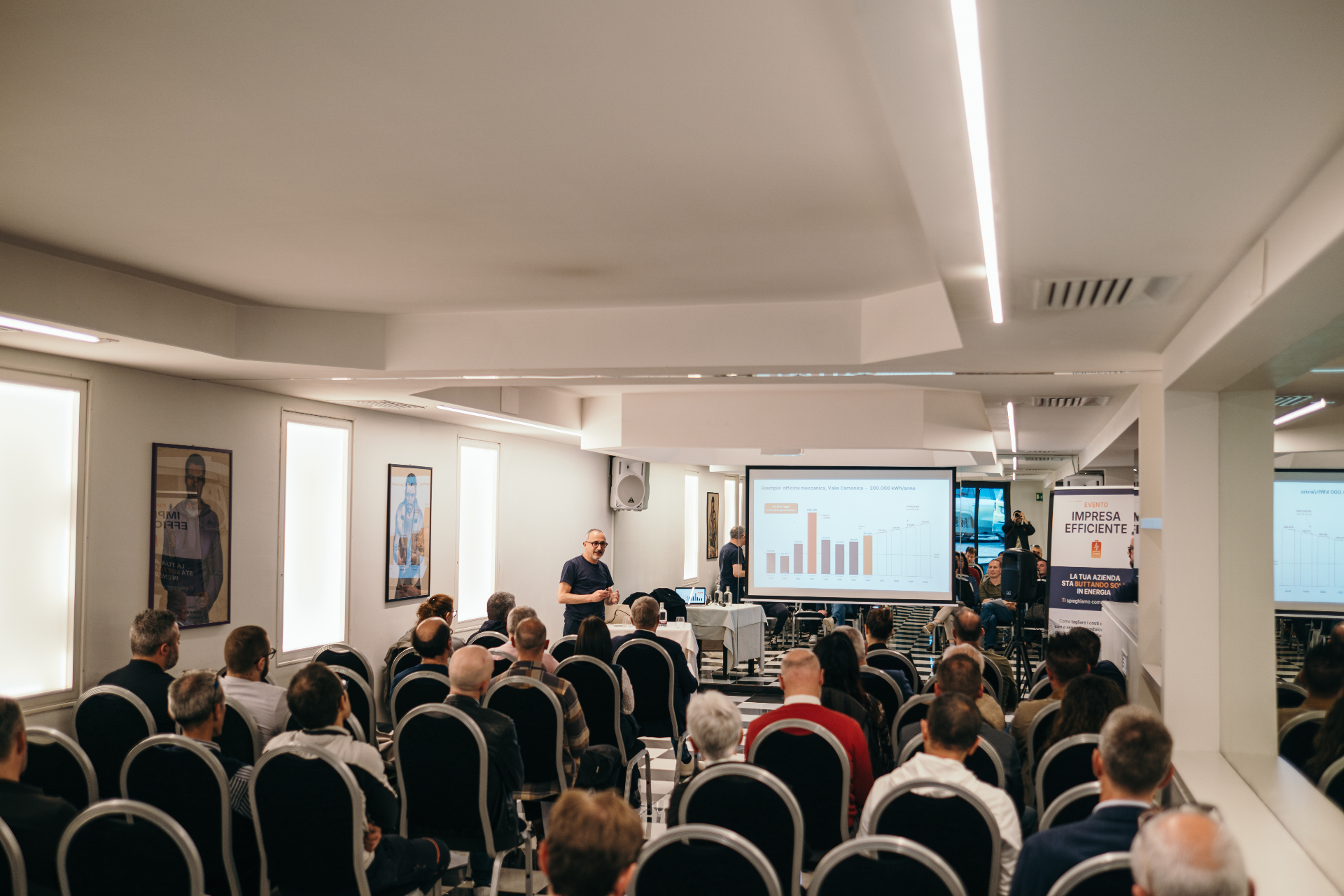 Evento Impresa Efficiente: 48 imprenditori in sala